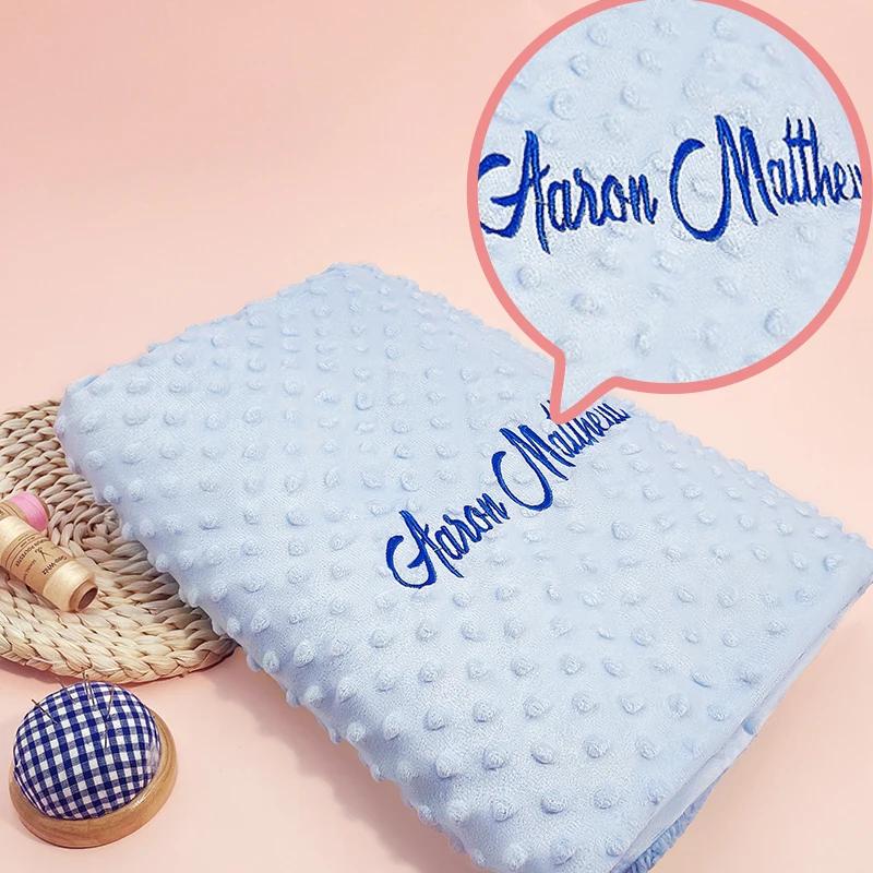 Couverture personnalisée avec le prénom du bébé