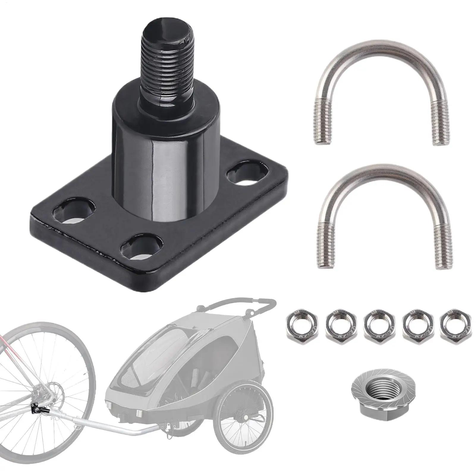 Attelage de remorque pour vélo, coupleur de remorquage pour vélo, connecteur de remorque pour vélo pour la maison, le garage, les voyages sur route, le camping, les courses, les vacances