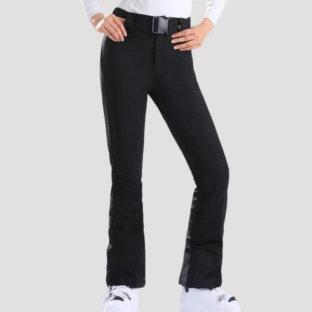 Pantalons de snowboard pantalons de Ski thermiques d'hiver nouveaux pantalons de neige pour femmes coupe ajustée vêtements imperméables pantalons de Ski coupe-vent en plein air