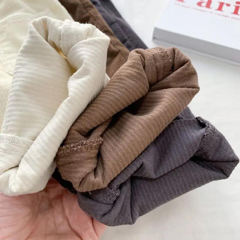 Garçon coréen vêtements pour enfants printemps automne enfants pantalons velours côtelé garçons pantalons pantalons solides bébé filles tenue vêtements pour adolescents