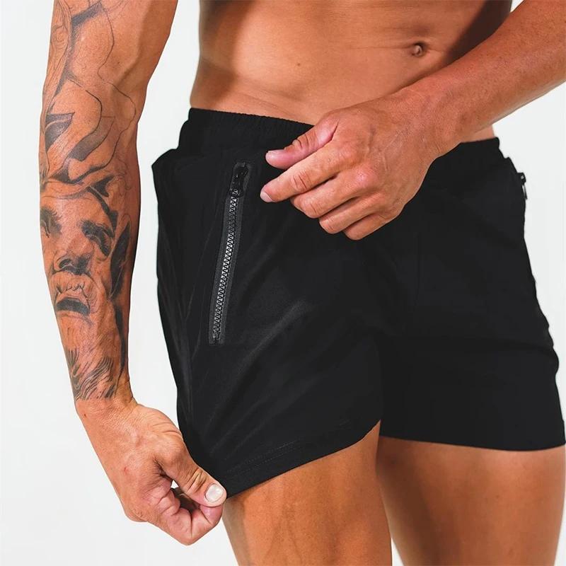 Short de course homme séchage rapide - Poches zippées