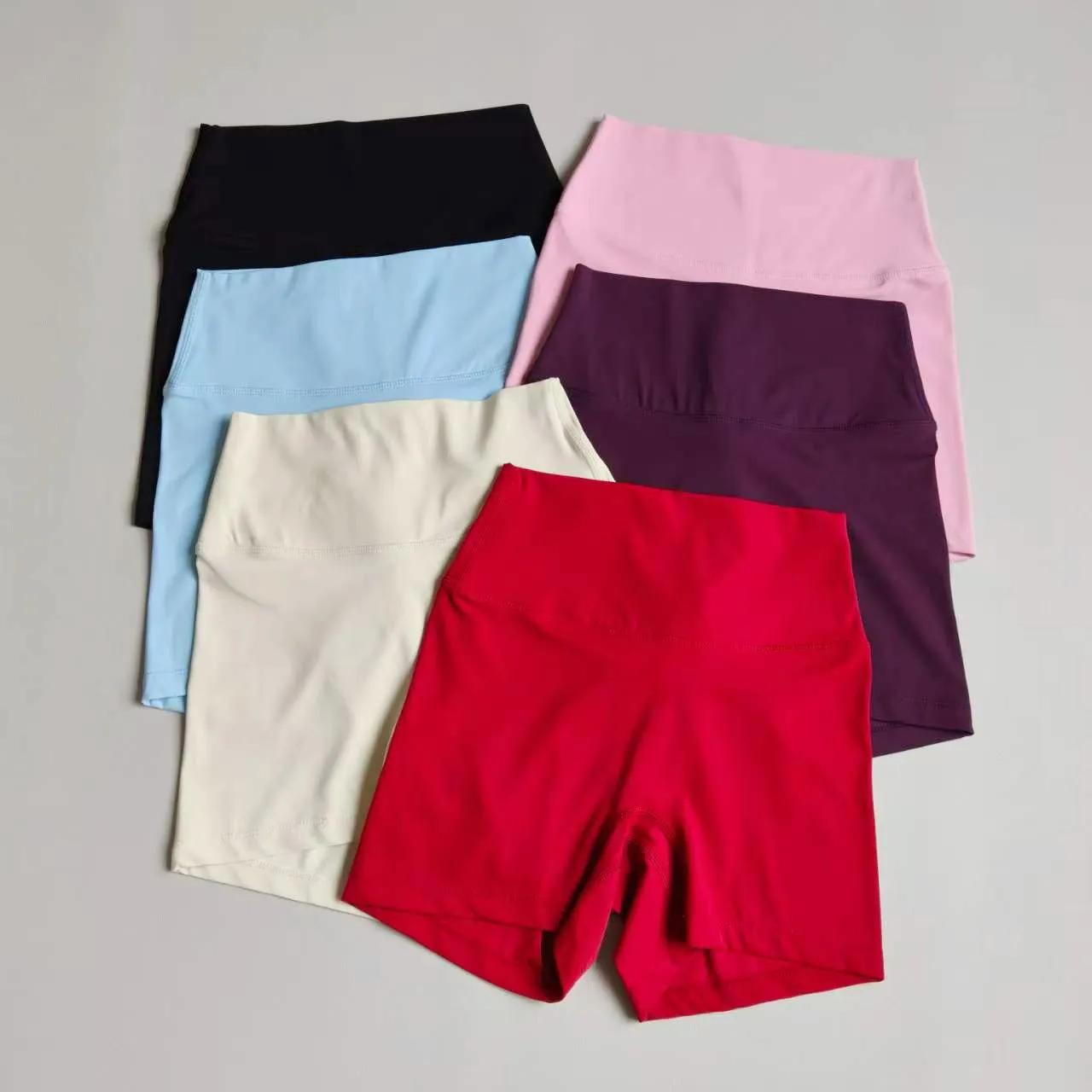 Shorts de yoga taille haute femme collants push-up fitness pantalons courts butin sport été