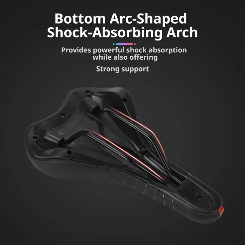 Selle de vélo ergonomique - Éponge haute résilience