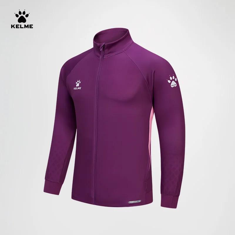 Veste d'entraînement football Kelme coupe-vent avec col montant pour running