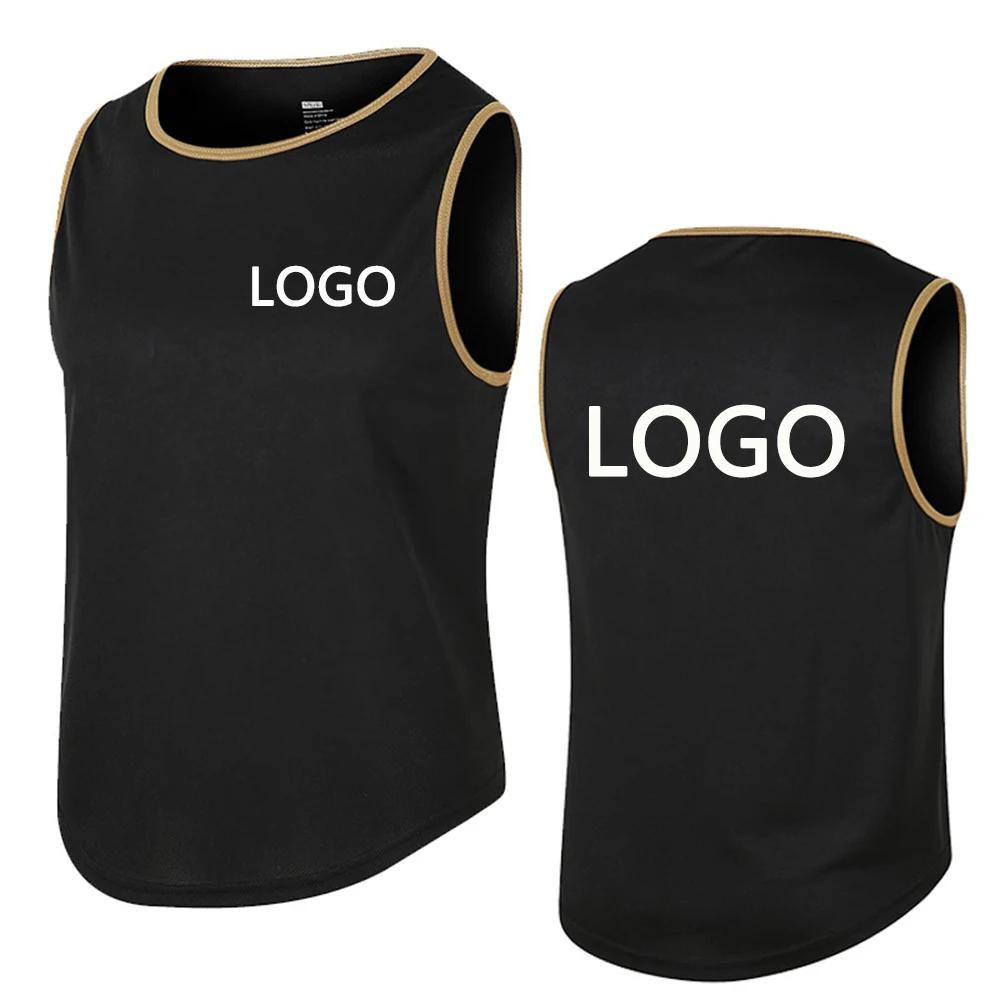 Gilets de sport pour hommes, personnalisez votre numéro et votre logo, uniformes d'équipe, hauts sweat-shirt légers respirants et évacuant la transpiration