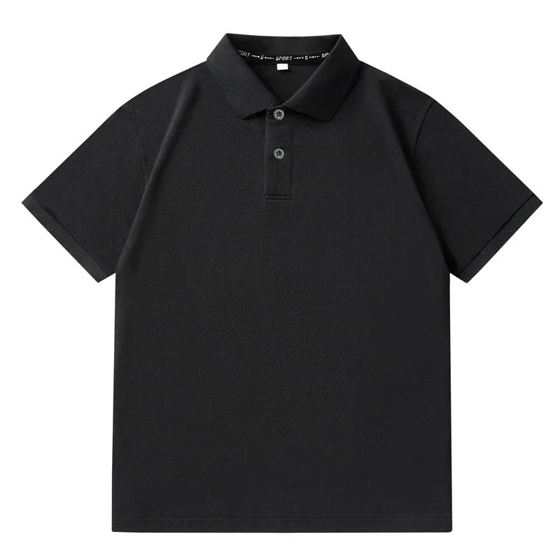 Hommes grande taille Polo surdimensionné 6XL 7XL été à manches courtes t-shirts noir ample homme chemise hommes vêtements Ropa Para Hombre
