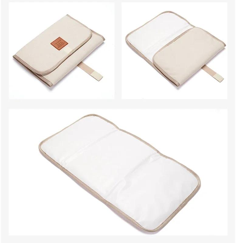Tapis à langer Portable pliable et lavable pour bébé, Compact, pour voyage, imperméable, pour changer de sol, tapis de jeu