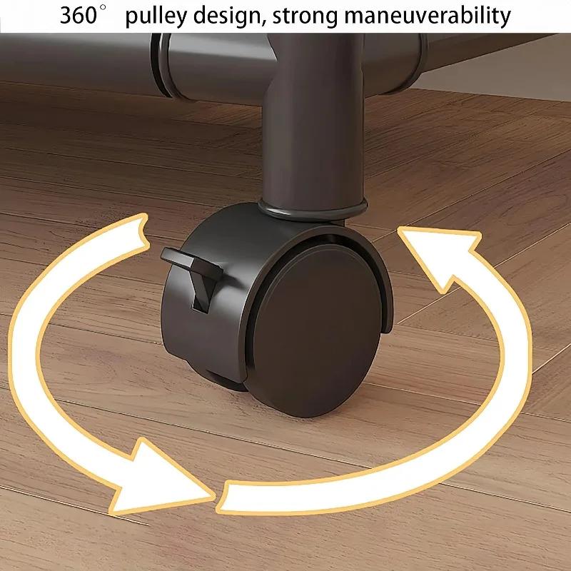 Porte-vêtements sur roulettes pour suspendre les vêtements, porte-vêtements sur pied, porte-vêtements pour suspendre les vêtements, peut contenir des chapeaux, des écharpes et des cravates