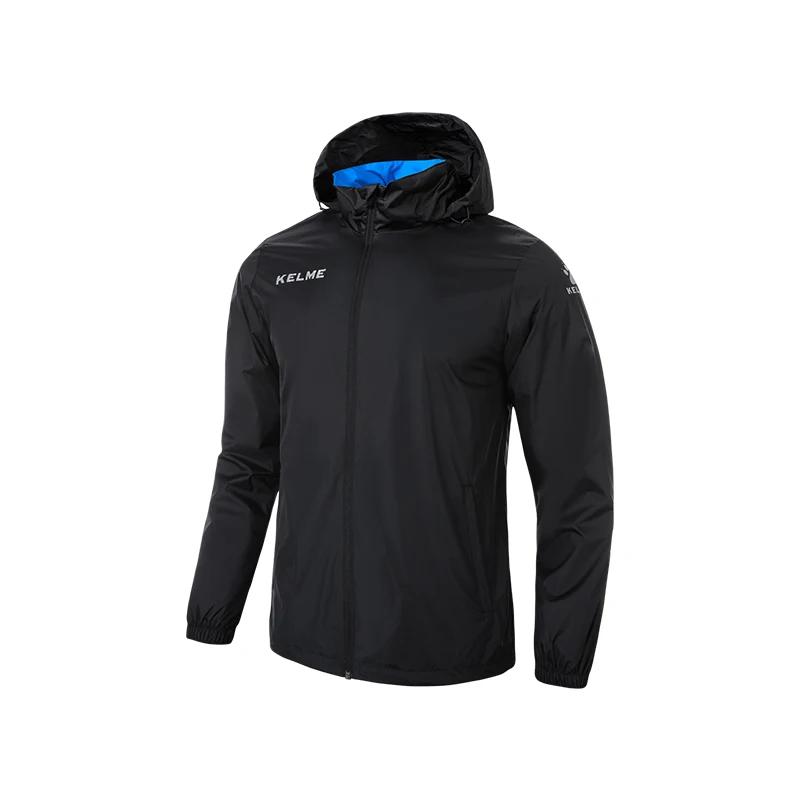 Veste de course KELcloser imperméable coupe-vent pour homme et enfant - Football entraînement