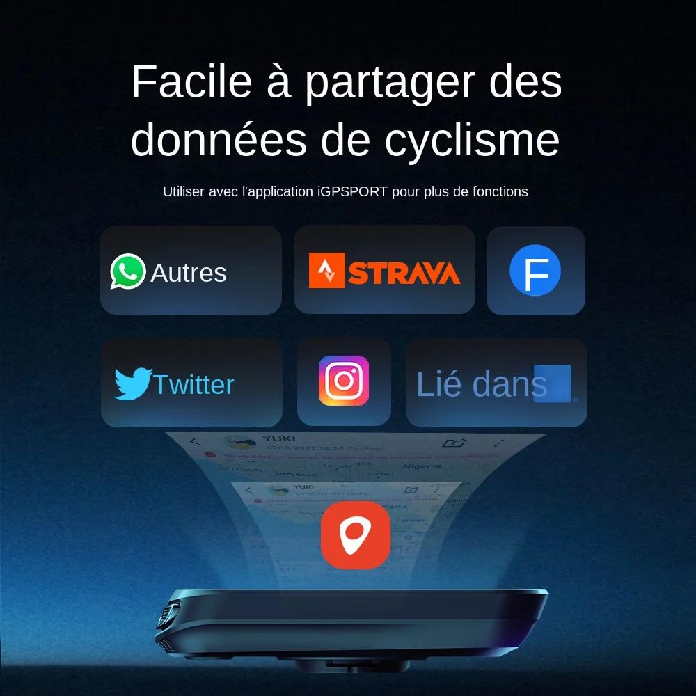 IGPSPORT BSC100S ANT + GPS odomètre vélo ordinateur équitation compteur de vitesse sans fil Support Powermeter 2.6 pouce