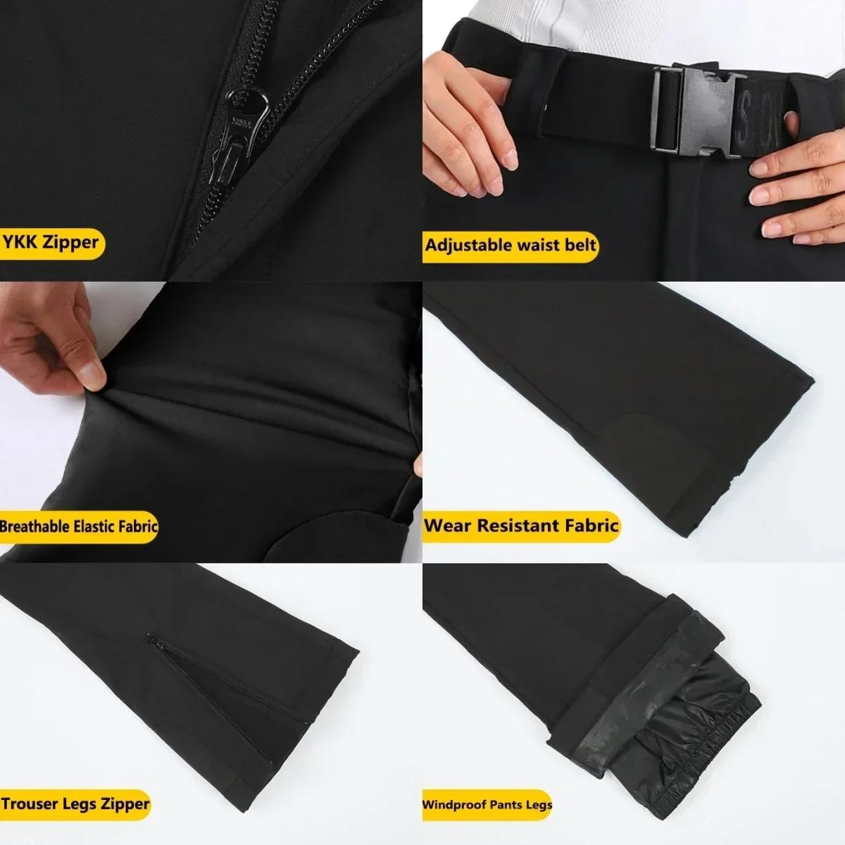 Pantalons de snowboard pantalons de Ski thermiques d'hiver nouveaux pantalons de neige pour femmes coupe ajustée vêtements imperméables pantalons de Ski coupe-vent en plein air