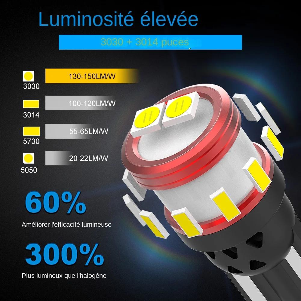 NAO W5W T10 LED lumières 5W5 Ultra lumineux Anti-erreur CANBUS Auto lampe 12V puce voiture intérieur plaques d'immatricu