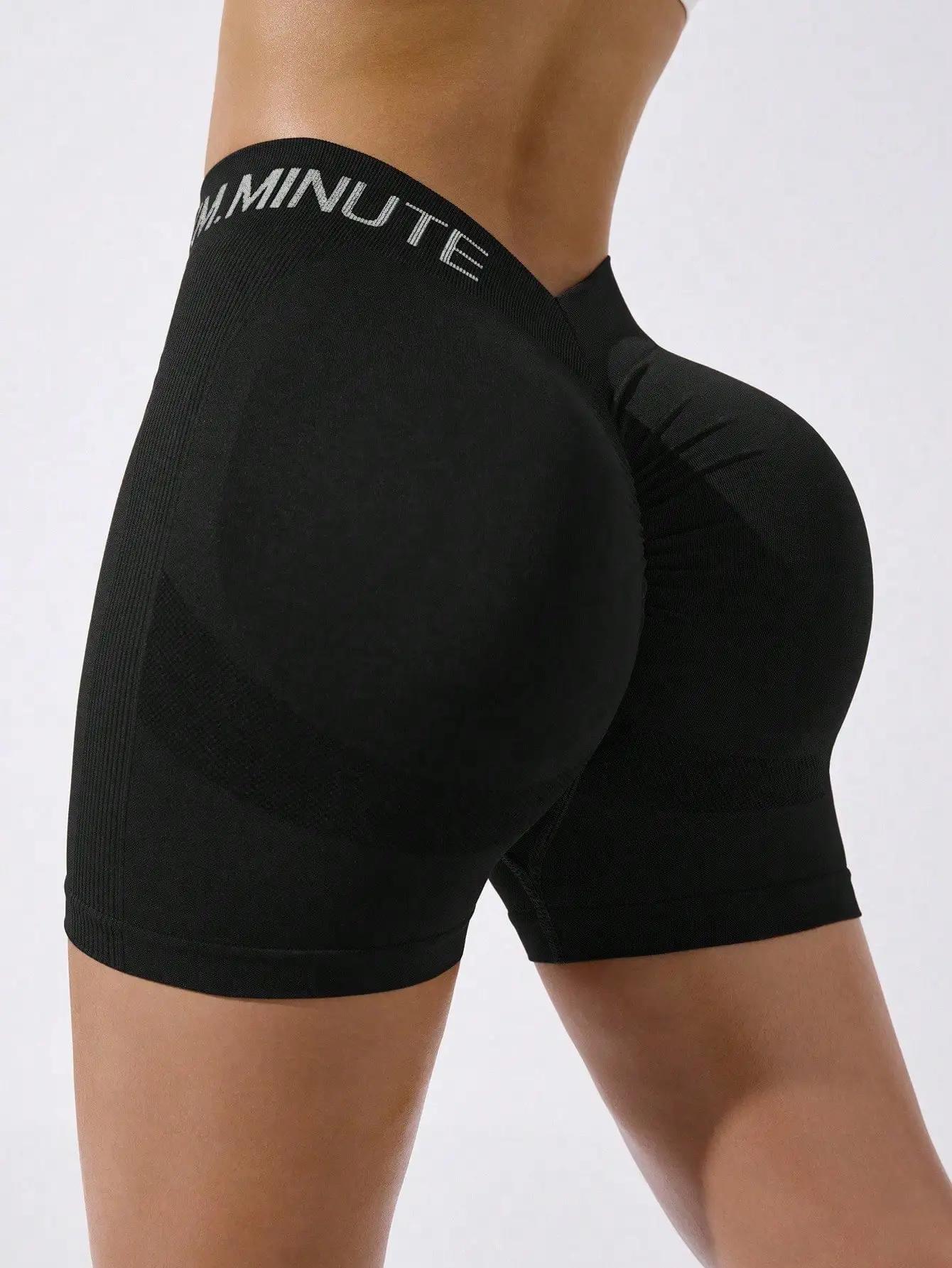 Short lettre femme, tissu nylon respirant