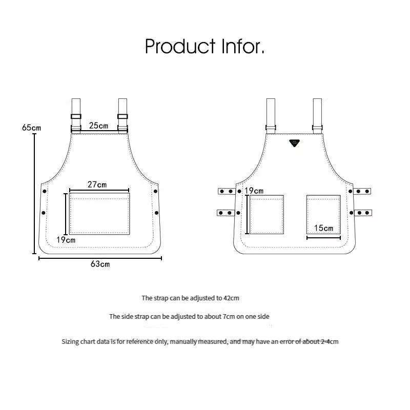1 pièce de tablier de travail, couverture imperméable pour hommes et femmes, cuisine, usage domestique, vêtements de travail pour café