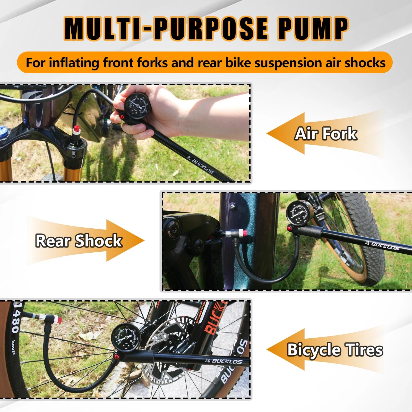 BUCKLOS vélo fourche avant pompe vtt