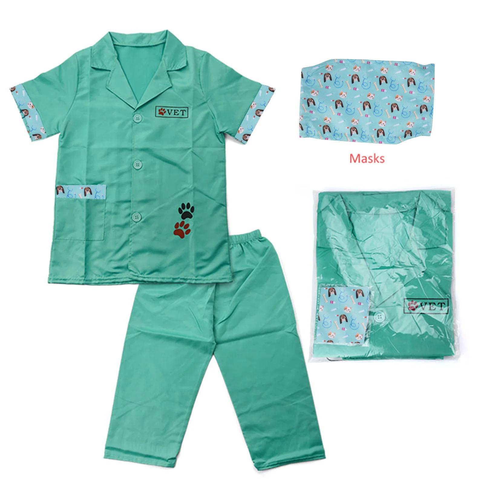 Vêtements vétérinaires pour enfants, Costumes de spectacle de jeu de rôle professionnels de la maternelle, Costumes de spectacle de jeu à domicile