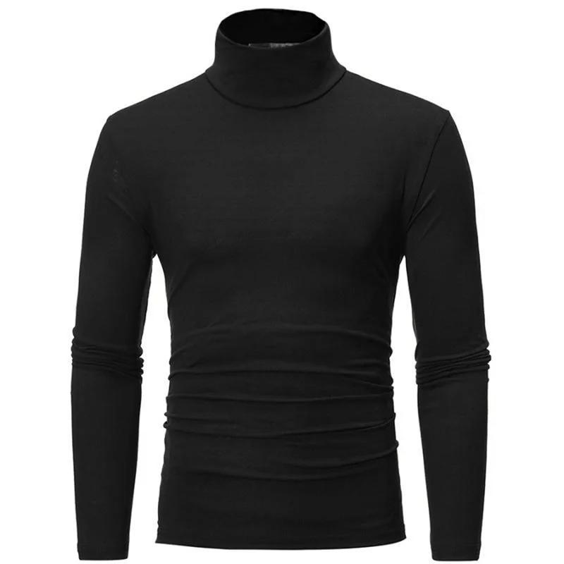 Sous-vêtements thermiques à col haut pour hommes