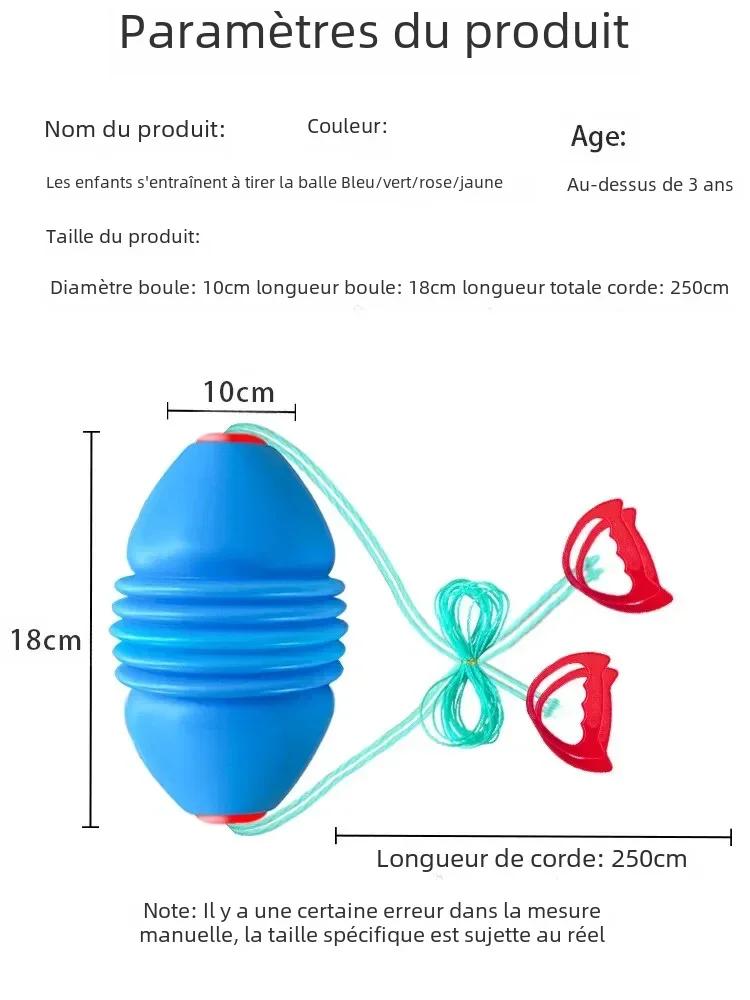 Balles de vitesse élastiques pour enfants, jouets d'extérieur, grande taille, interactif, entraînement sensoriel, jeux de Sport, cadeaux pour enfants et adultes