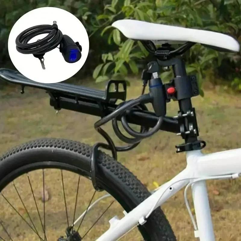 Serrure de chaîne de moto robuste, antivol en métal avec 2 clés pour une sécurité maximale et un renfort du vélo