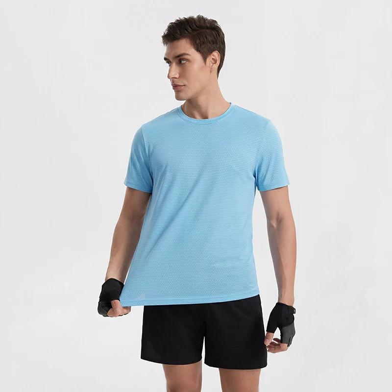 2 pièces séchage rapide hommes course T-shirt Fitness sport