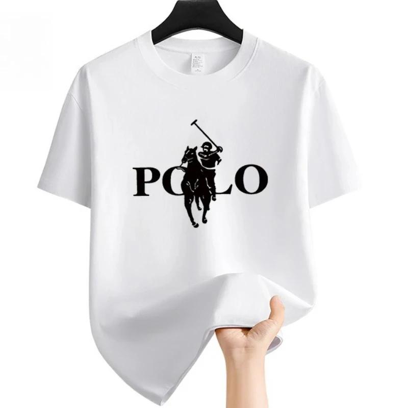 Vêtements de marque pour hommes, mode estivale, shorts décontractés pour affaires, t-shirt à manches courtes polyvalent à col rond, t-shirt respirant