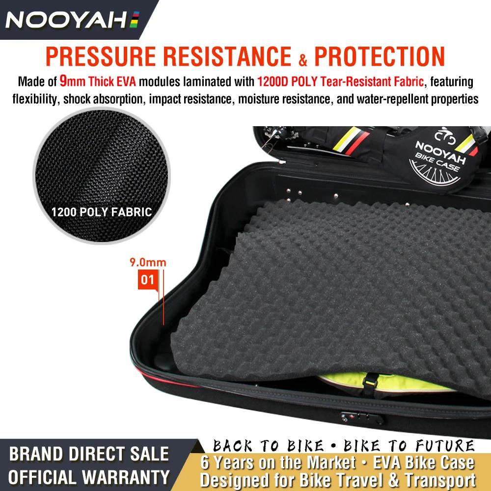 NOOYAH Étui de Voyage pour Vélo EVA Sac