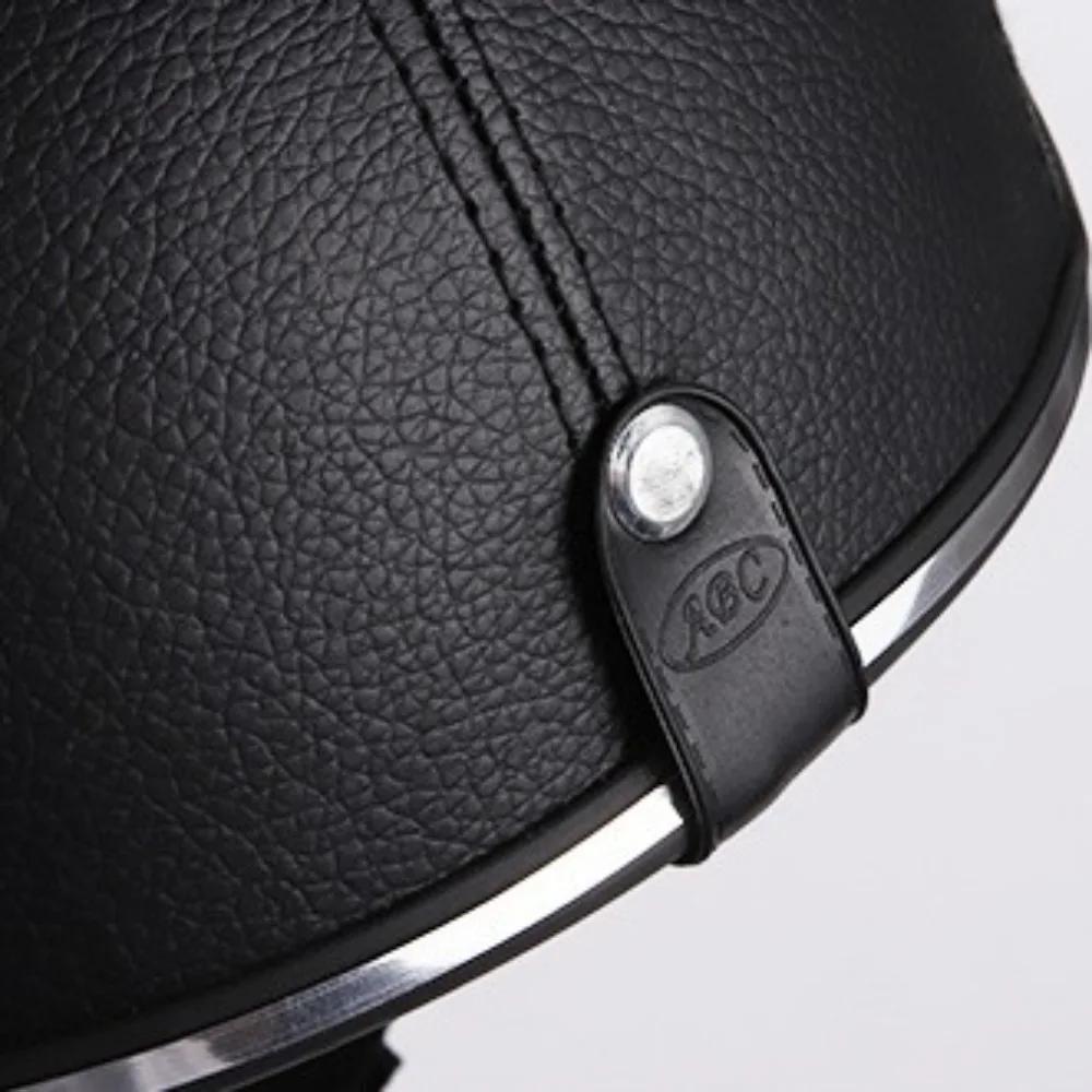 Casque de vélo léger style casquette de baseball, casque de moto rigide de sécurité, demi-casque anti-UV pour cyclisme, casque de motard