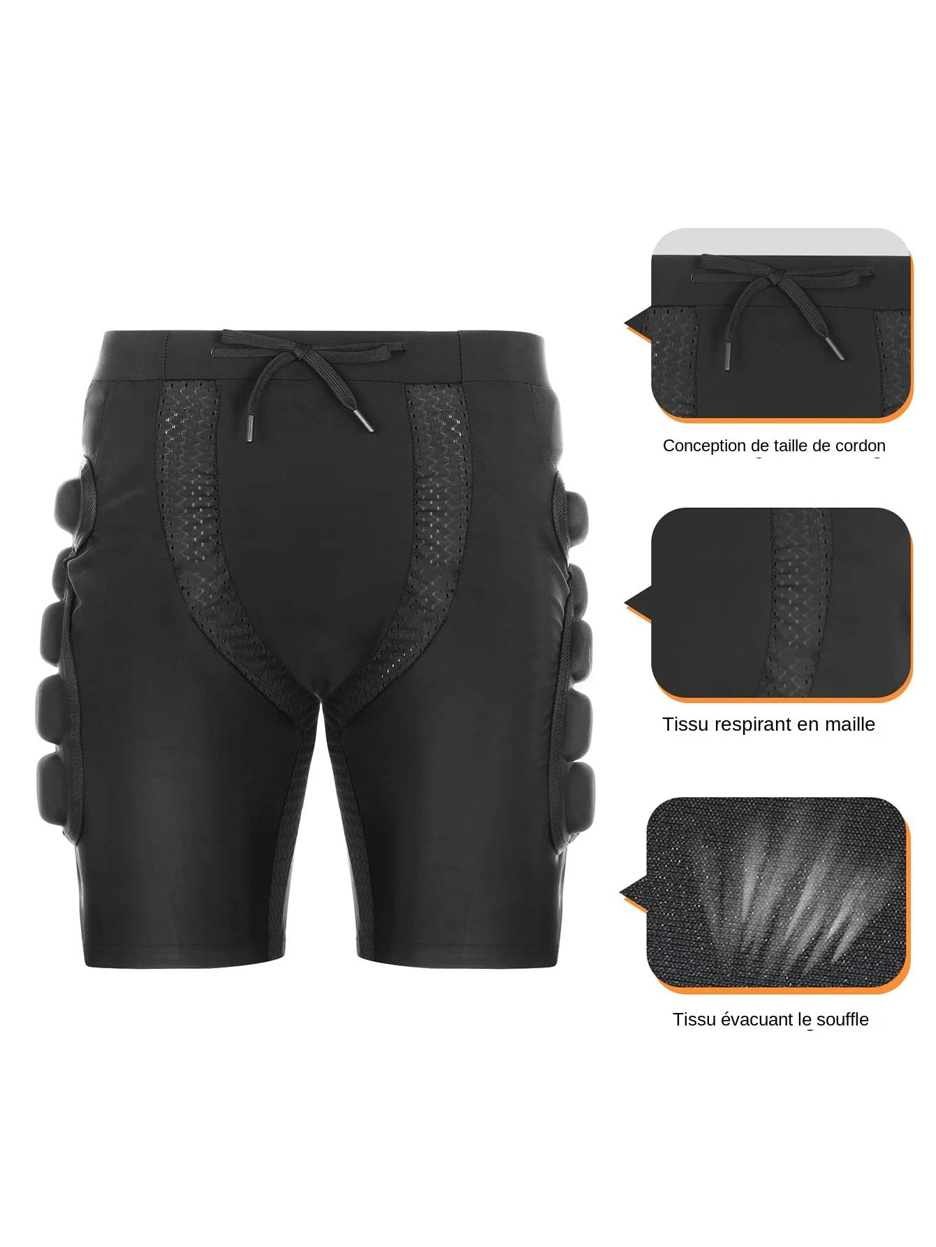 Short de compression AVIVOR avec protection 3D pour hanches et fesses rembourrées pour snowboard et ski sécurité confortabilité adapté à la morphologie