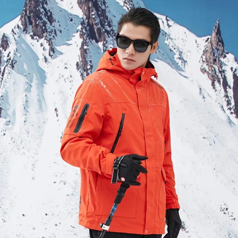 Combinaison de Ski marques hommes hiver extérieur imperméable montagne chaud 3 en 1 veste ou pantalon ensembles de neige combinaisons de Ski et de snowboard