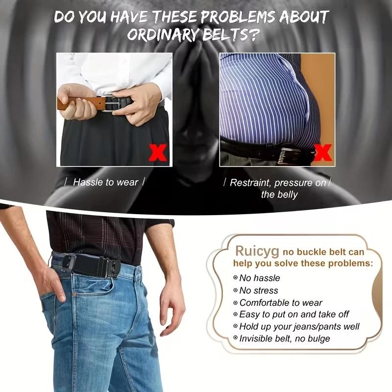 Ceinture élastique invisible de style décontracté — Bande