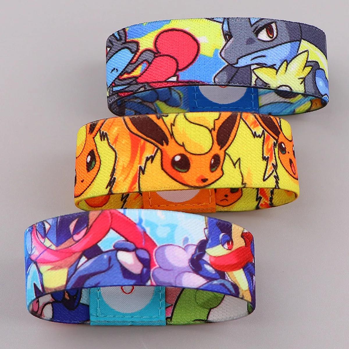 Bracelet élastique de sport, support de poignet en polyester, étiquette tissée par sublimation, bracelet élastique de dessin animé, vente chaude