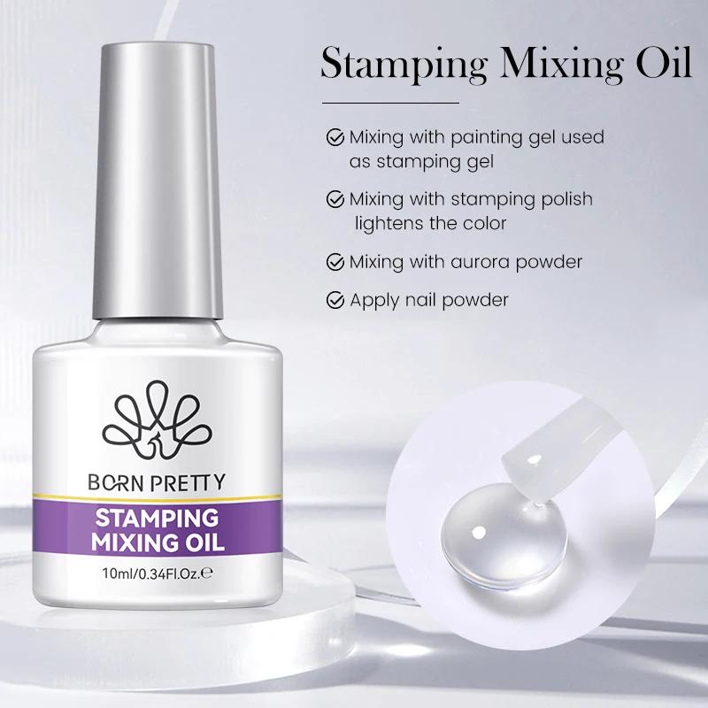 BORN PRETTY 10ml estampage mélange peinture à l'huile Gel
