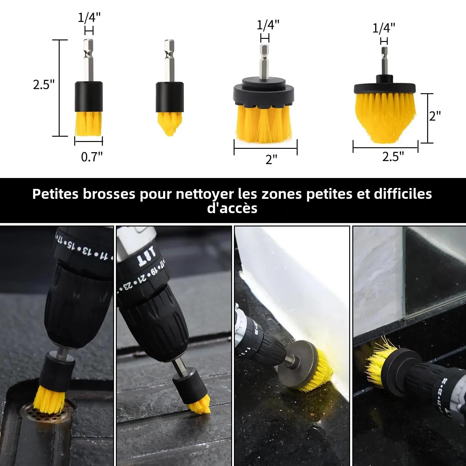 Ensemble de fixation de brosse de nettoyage