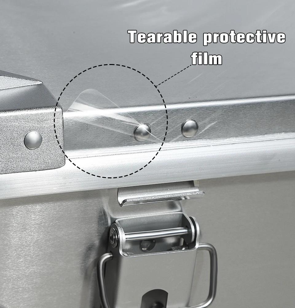 Boîte de rangement extérieure 60-80L en alliage d'aluminium - Grande capacité pour camping et voyage - Étanche et robuste