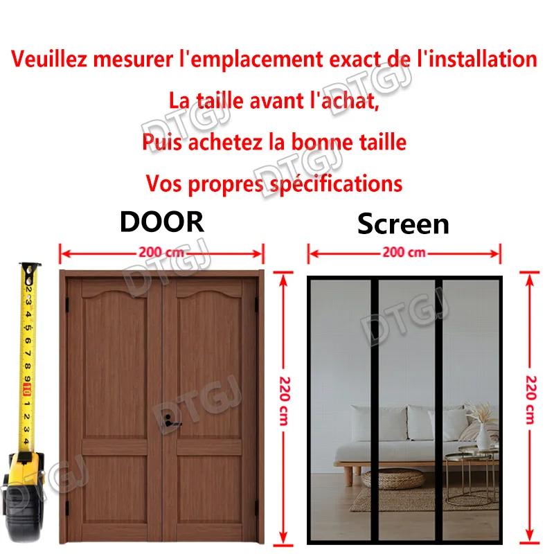 Moustiquaire magnétique pour porte market