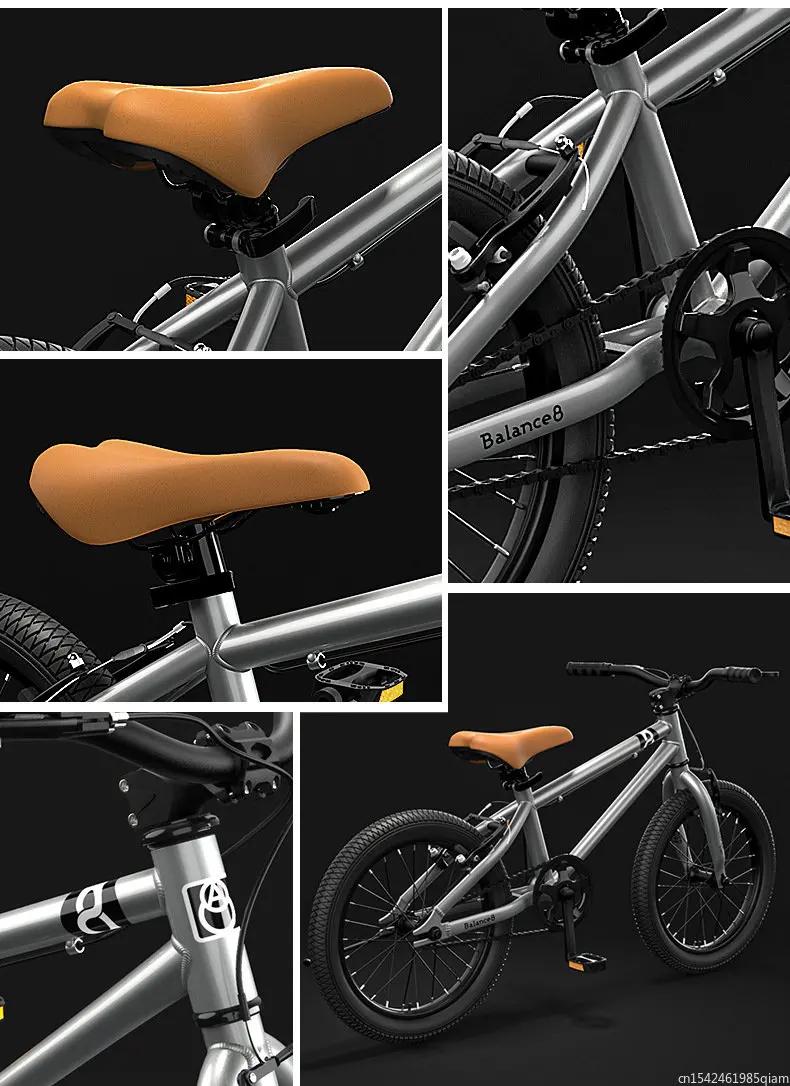 Vélo d'équilibre pour enfants, vélo pour garçons et filles, joli cadeau, 4 à 15 ans, 16/20 po