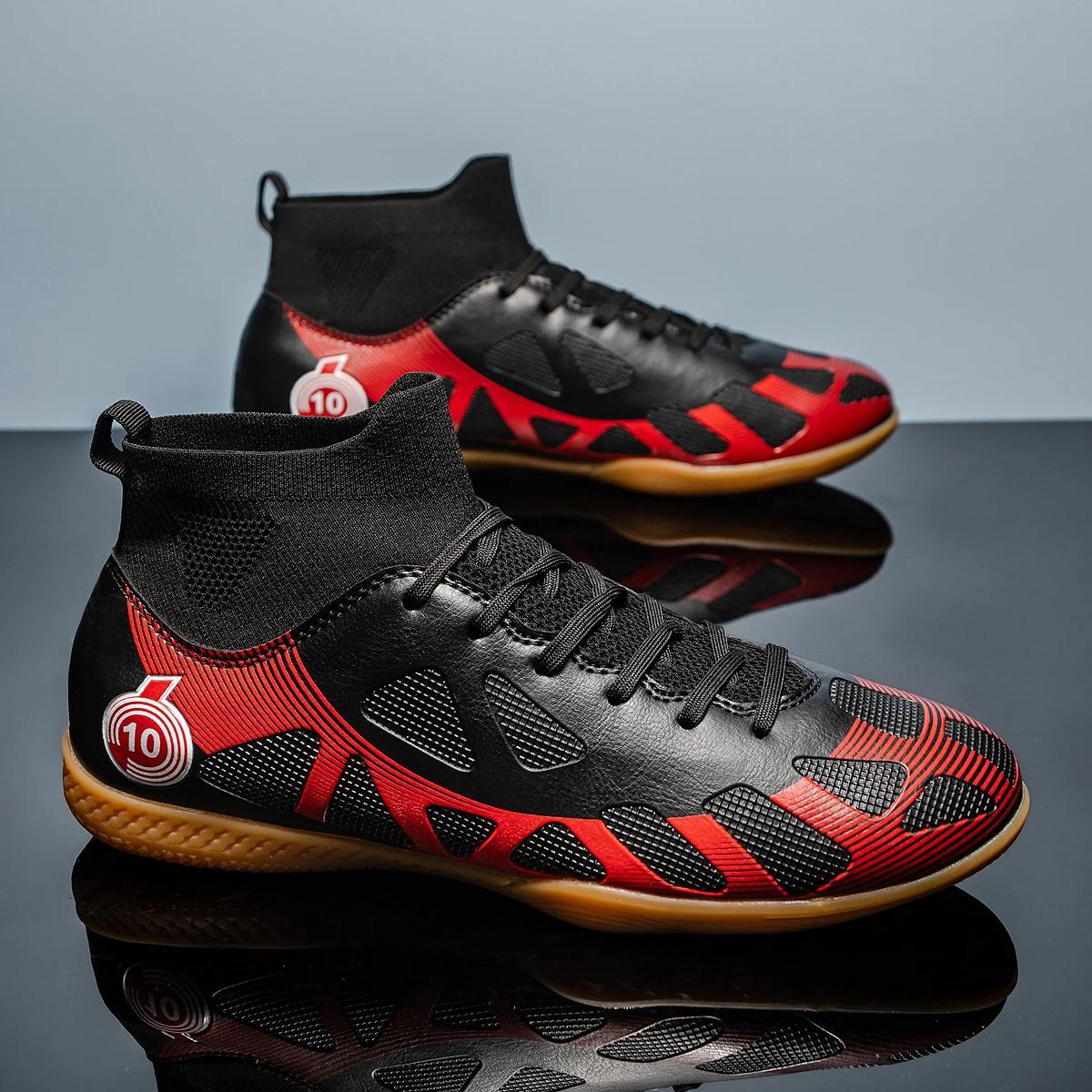 Chaussures de football intérieur IC pour hommes - Semelle antidérapante et résistante à l'usure