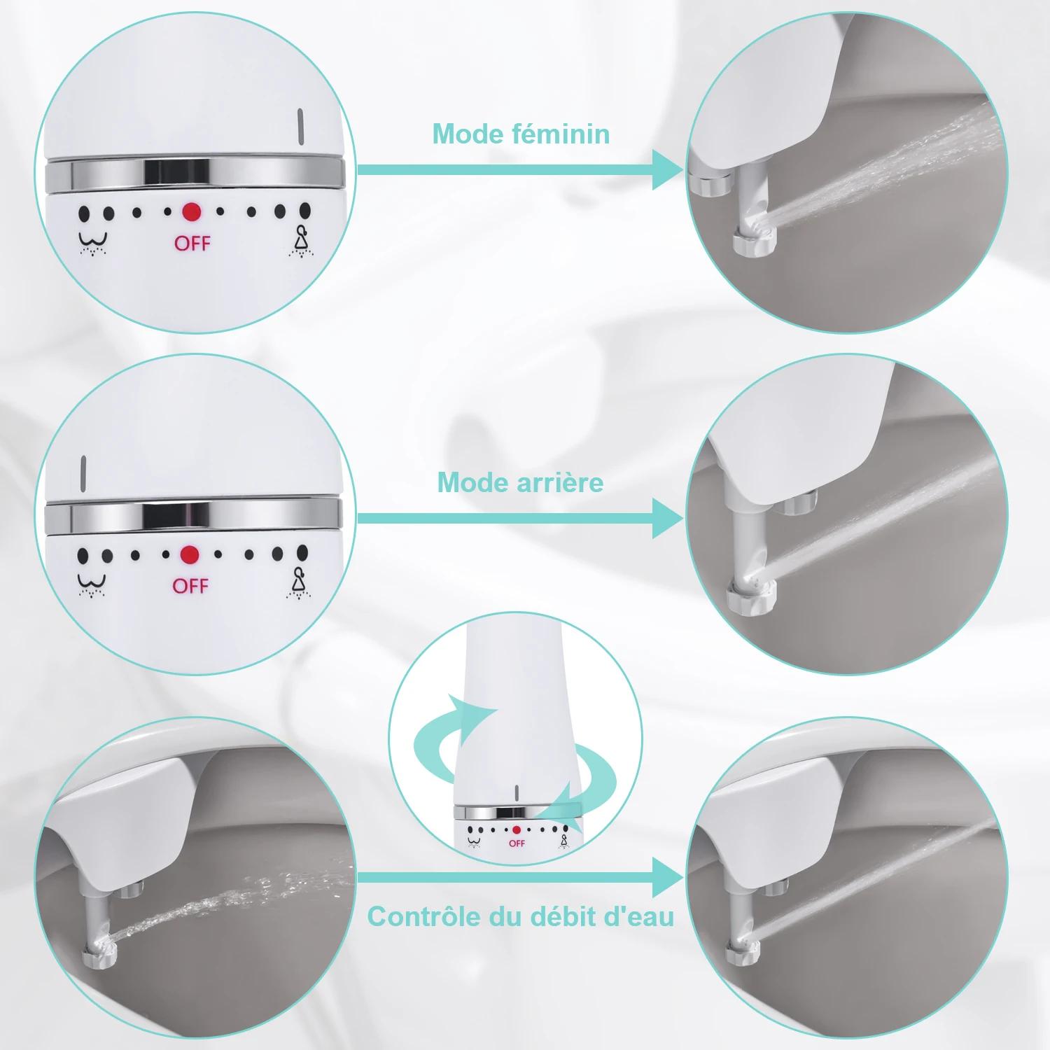 SAMODRA Bidet de toilette Ultra-mince