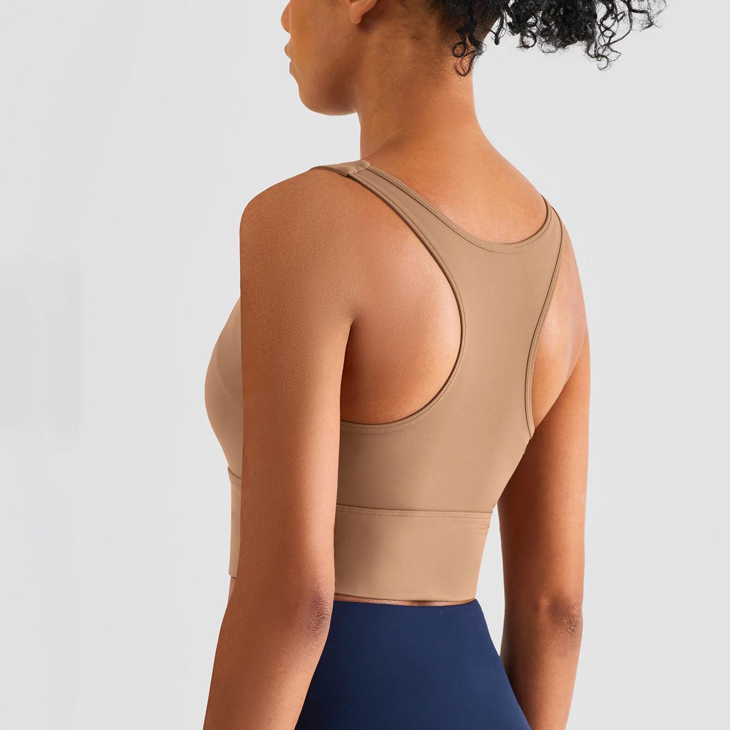 Soutien-gorge sport sexy femme - Haut élastique serré pour yoga gymnastique fitness