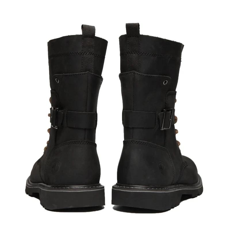 Bottes de randonnée cuir homme imperméables : pour moto