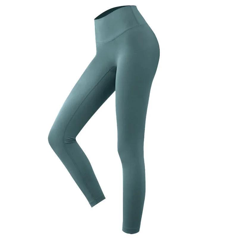 Leggings femme Fitness taille haute Push Up - Pantalon course Yoga sensation nude sportif