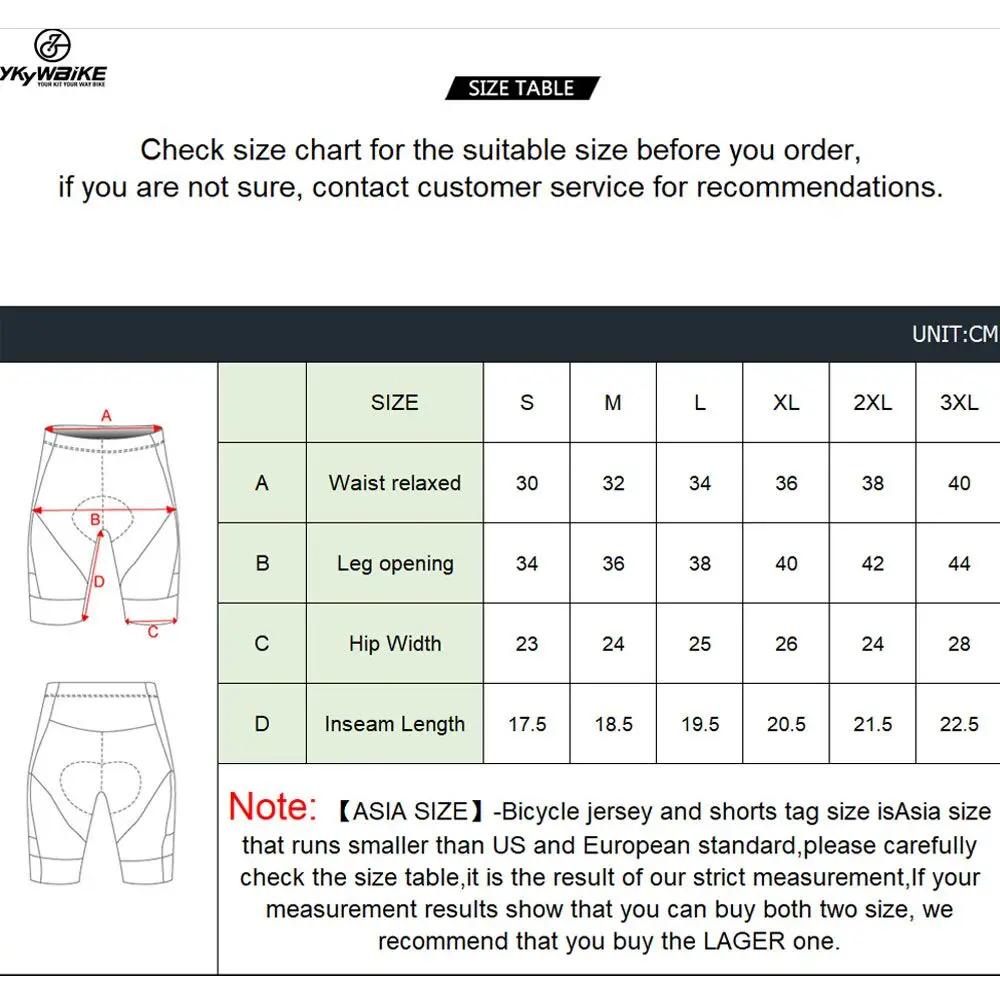 Short de vélo homme rembourré YKYWBIKE : pantalon cyclisme route confortable avec poches coupe ajustée