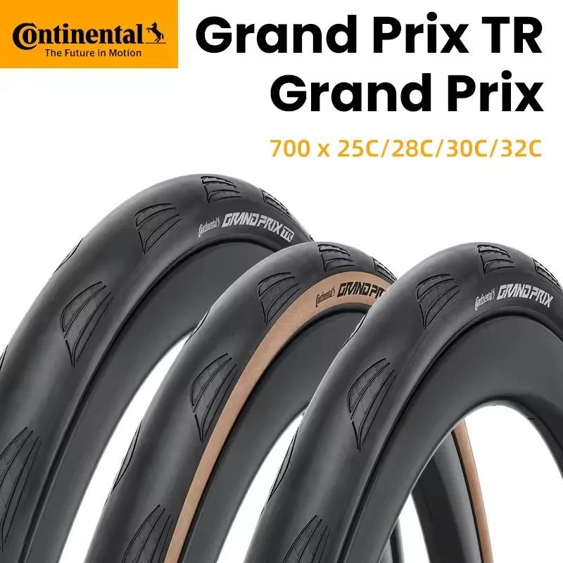 Pneu de vélo de route Continental Grand Prix 700 X 25C/28C/30C/32C pliable, type tubeless/avec chambre à air
