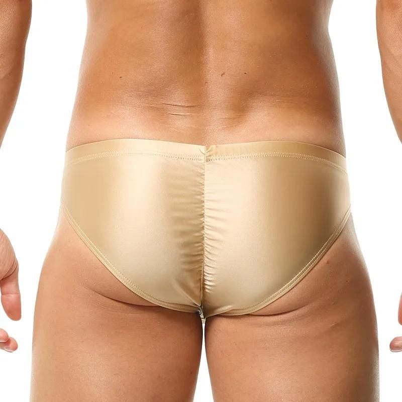 Sous-vêtements pour hommes, coupe en U, sexy, moulants, respirants, slips de sport, taille basse, haute élasticité, slips triangulaires ajustés