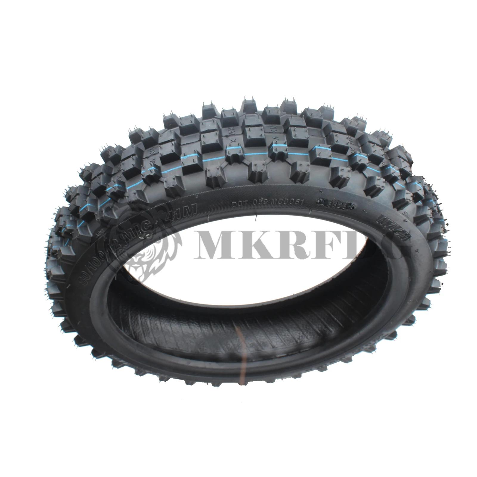 Pneu avant 60/100/14 chambre à air 2.50-14 pneu arrière 80/100-12 chambre à air 3.00-12 pneus avant et arrière pour motos tout-terrain