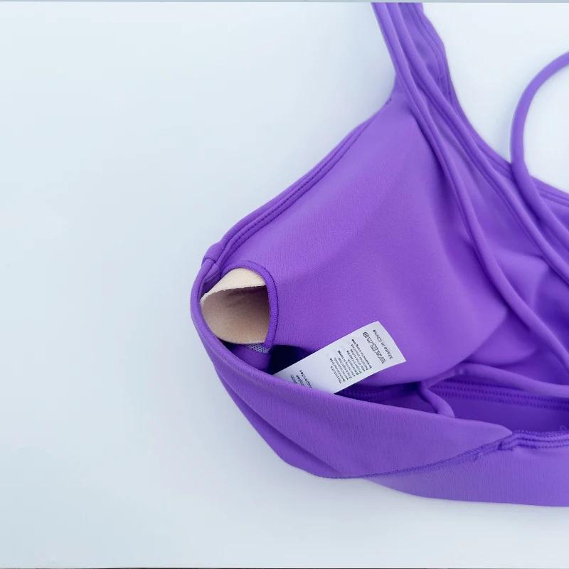 Soutien-gorge sport femme anti-choc dos nu - Fitness yoga running - Maintien anti-affaissement