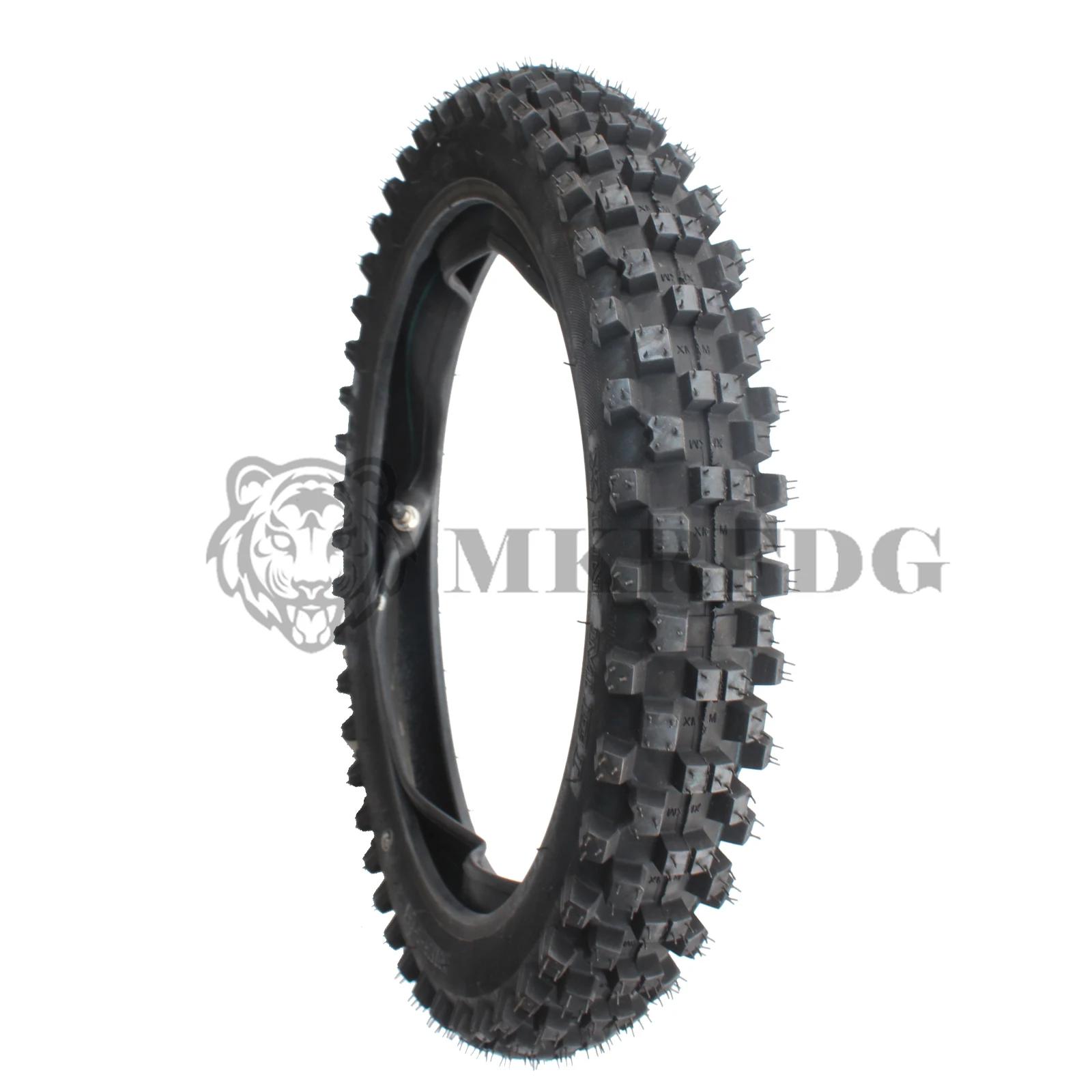 Pneu avant 60/100/14 chambre à air 2.50-14 pneu arrière 80/100-12 chambre à air 3.00-12 pneus avant et arrière pour motos tout-terrain