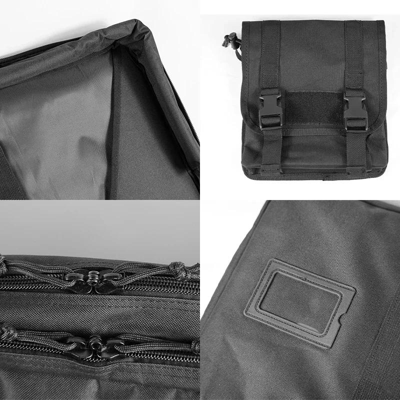 Sac à dos tactique à double compartiment pour fusils avec fermeture éclair
