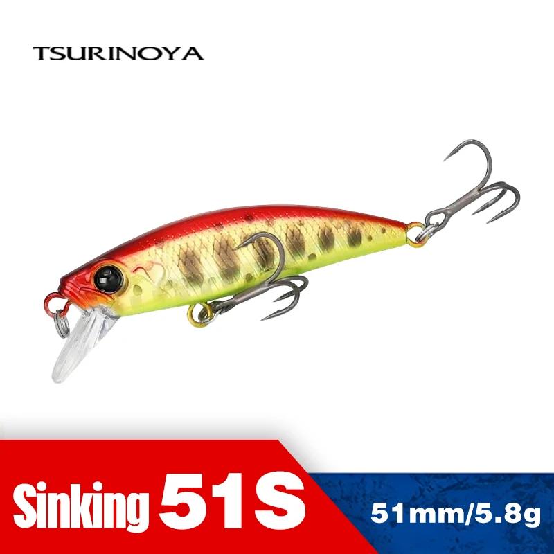 TSURINOYA 51mm 5.8g coulant vairon intrus 51S rivière leurre de pêche jeu léger
