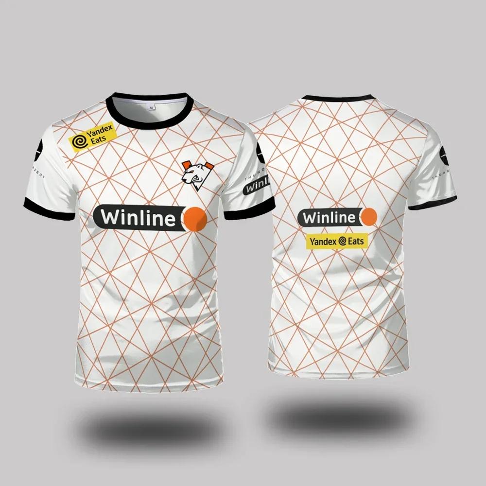 Uniformes du club d'e-sport Virtus.Pro, t-shirt respirant pour hommes et femmes, vêtements d'été décontractés à col rond pour le sport en plein air